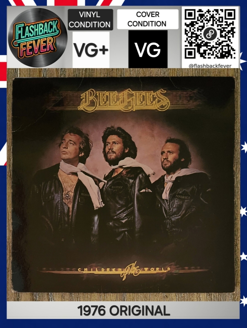 BEE GEES•Children Of The World•1976 CA (#RS-1-3003) Polydor